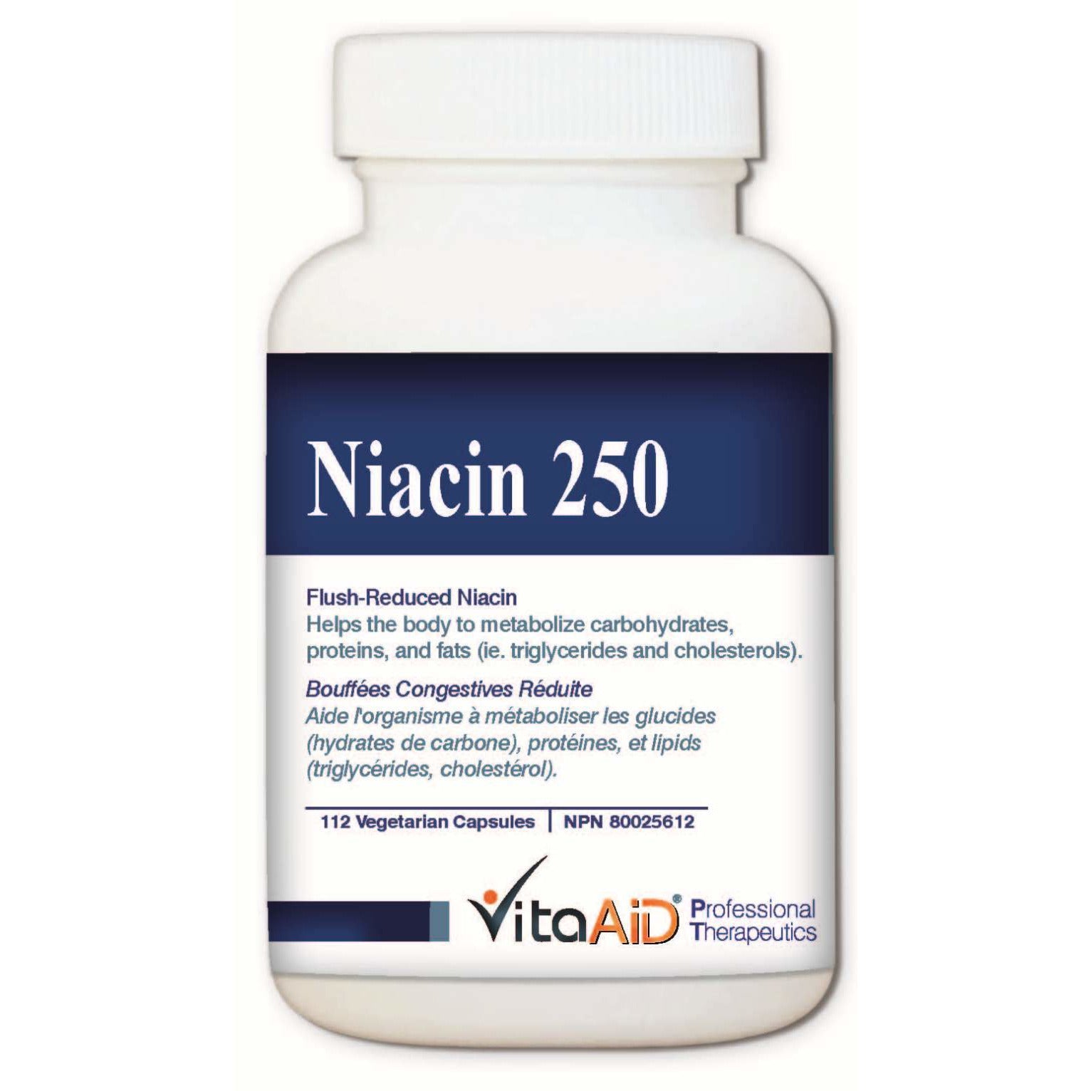 Niacin 250 Reduced-Flush Niacin 112 veg caps - iwellnessbox