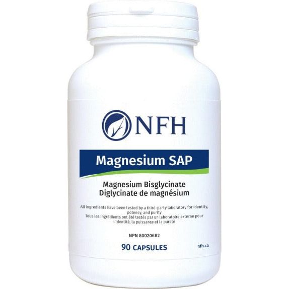 Magnesium SAP (magnesium bisglycinate) 90 vegetable capsules