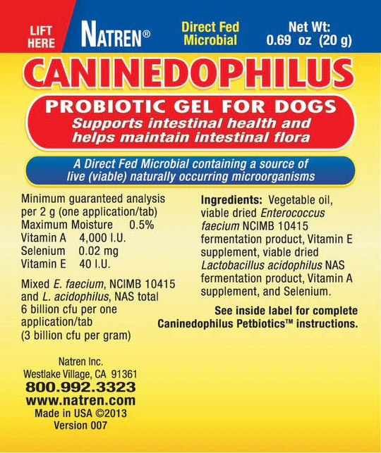 Caninedophilus Natren Probiotics for dogs 20 ml