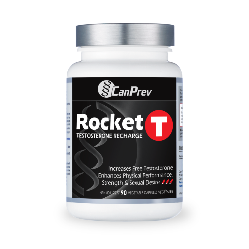 Rocket T Testosterone Recharge 90 v-caps, CanPrev