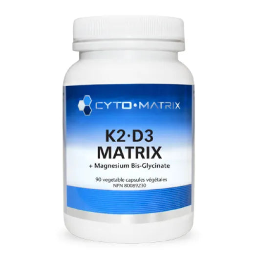 K2-D3 Matrix + Magnesium Bis-Glycinate, 90v-caps (Osteo Matrix)
