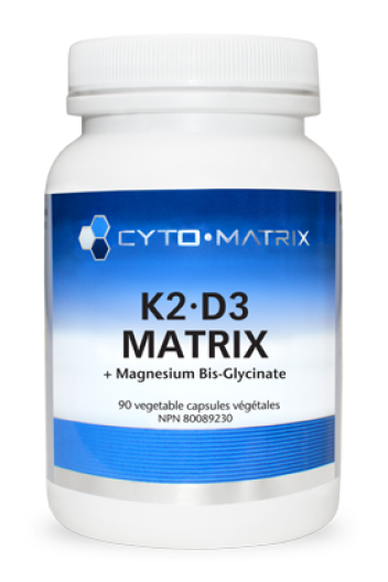 K2-D3 Matrix + Magnesium Bis-Glycinate, 90v-caps (Osteo Matrix)