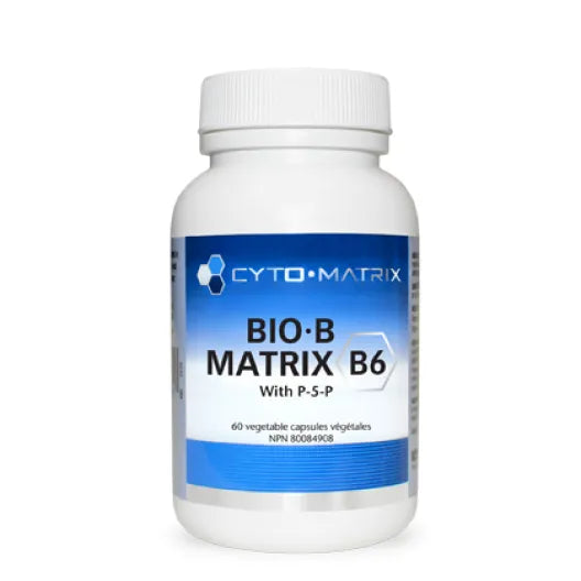 Bio-B6 Matrix B6 60 veg caps, supporting fat metabolism.