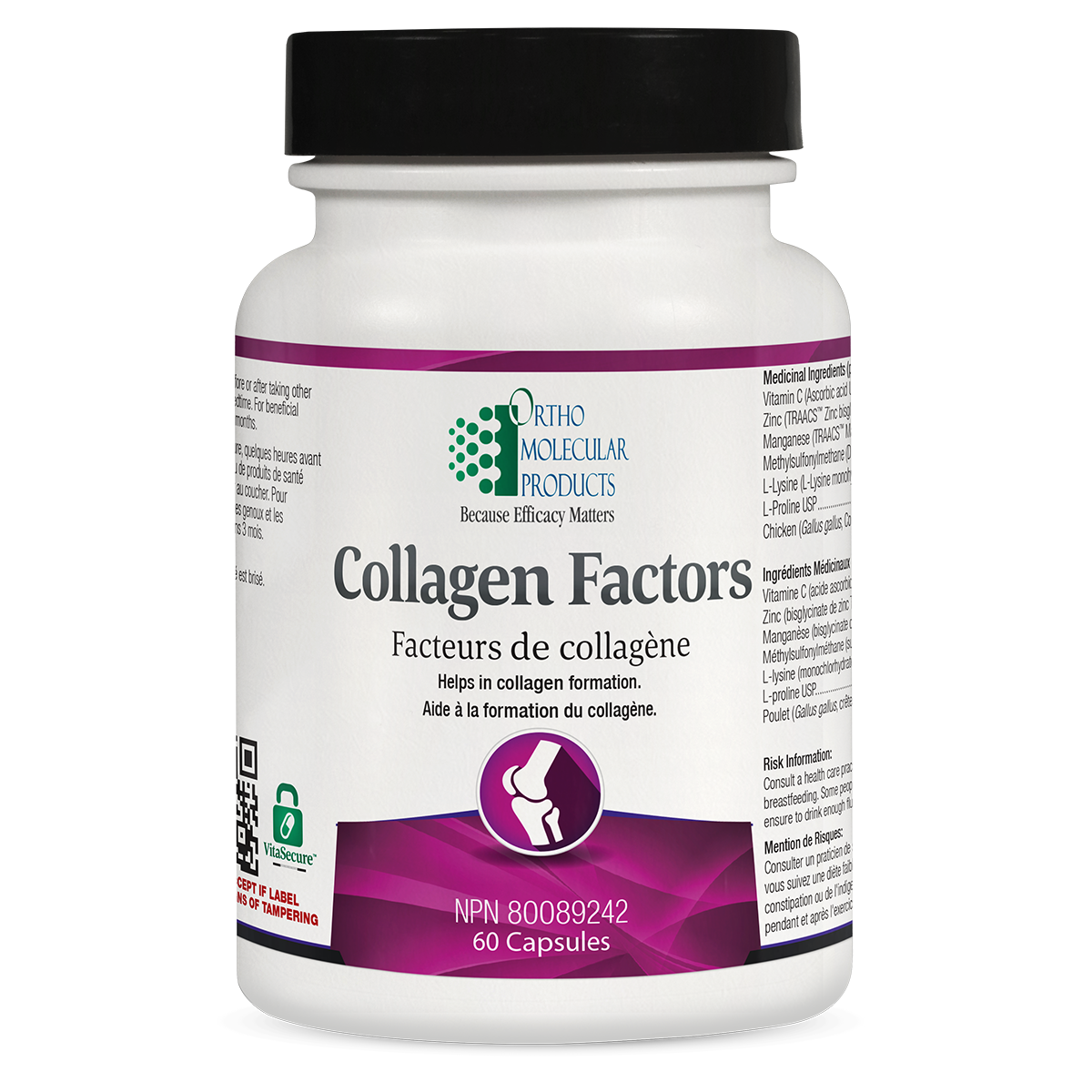 Collagen Factors, 60ct Ortho Molecular Products