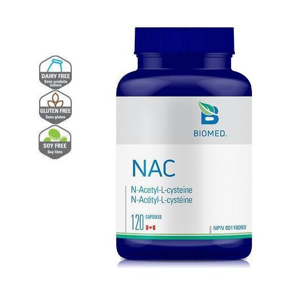 NAC (N-Acetyl-L-cysteine) - 120 capsules