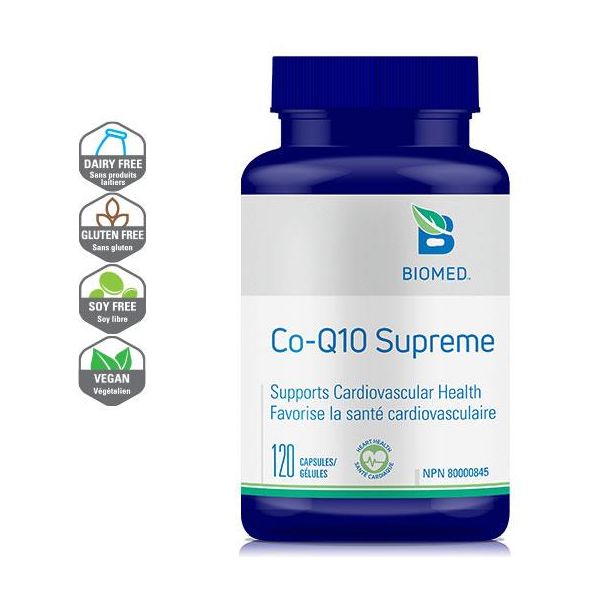 Co-Q10 Supreme (with VitE) - 120 capsules