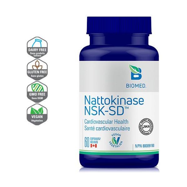 Nattokinase NSK-SD - 60 capsules, Biomed