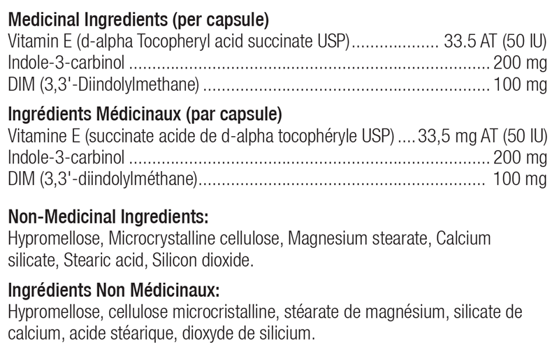 EstroDIM 30 capsules, Ortho Molecular Products