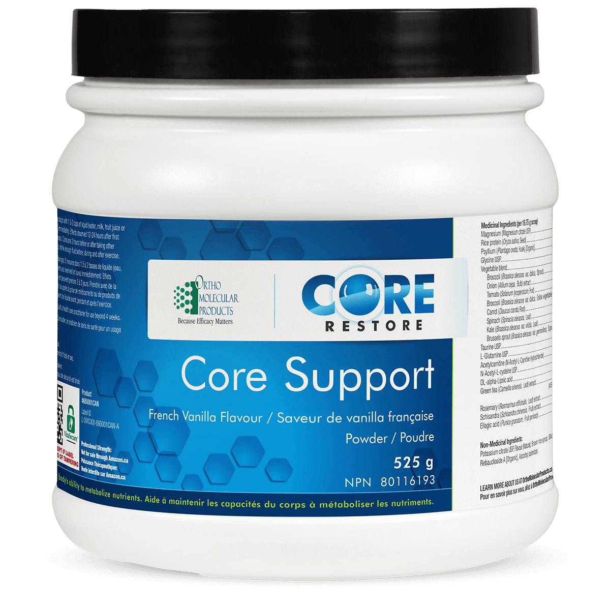 CORE Support, 525 gr, Ortho Molecular Products