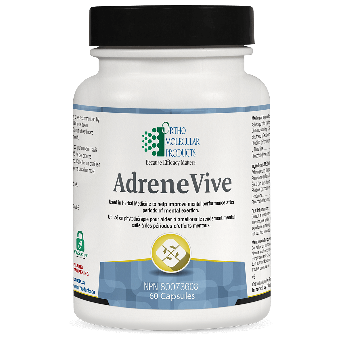 AdreneVive, 60ct, Ortho Molecular Products