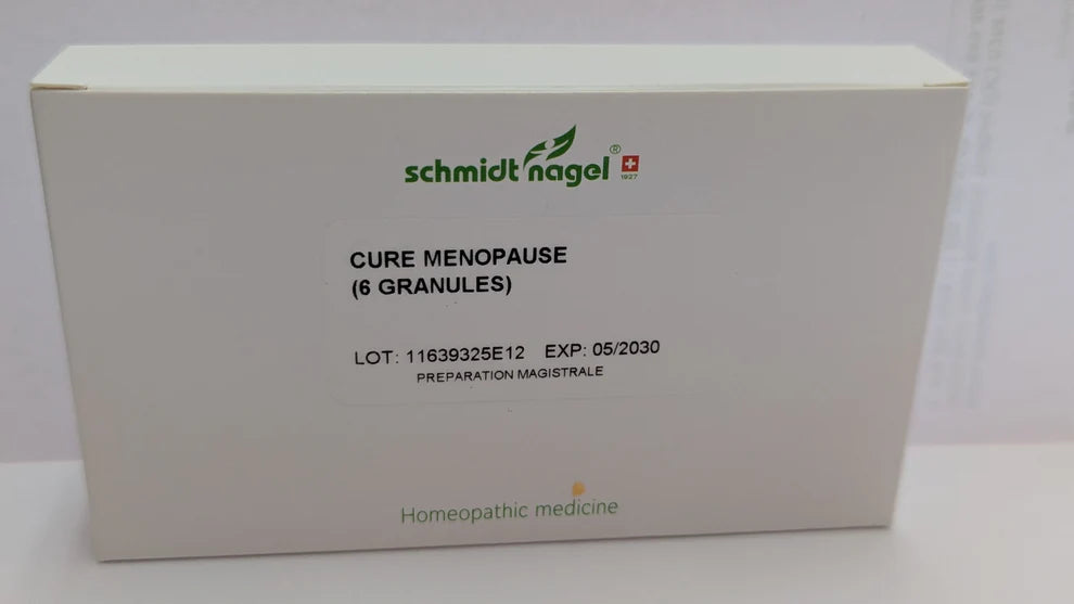 CURE MENOPAUSE Homeopathic medicine 6 vials 1 month supply
