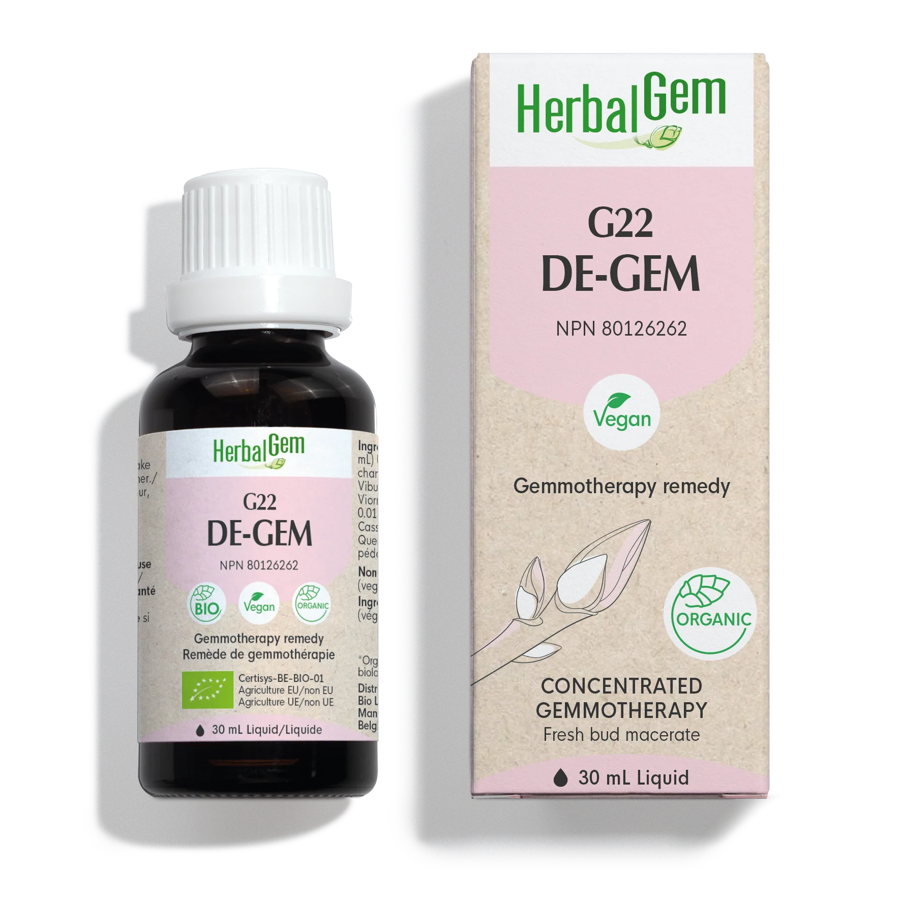 G22 DE-GEM,  30 ml, Skin complex Gemmotherapy