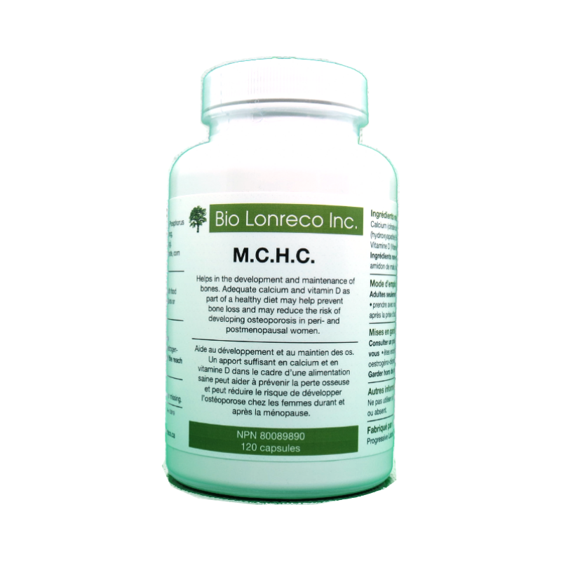 M.C.H.C. Osteoporosis complex Microcrystalline Calcium Hydroxyapatite  120 capsules