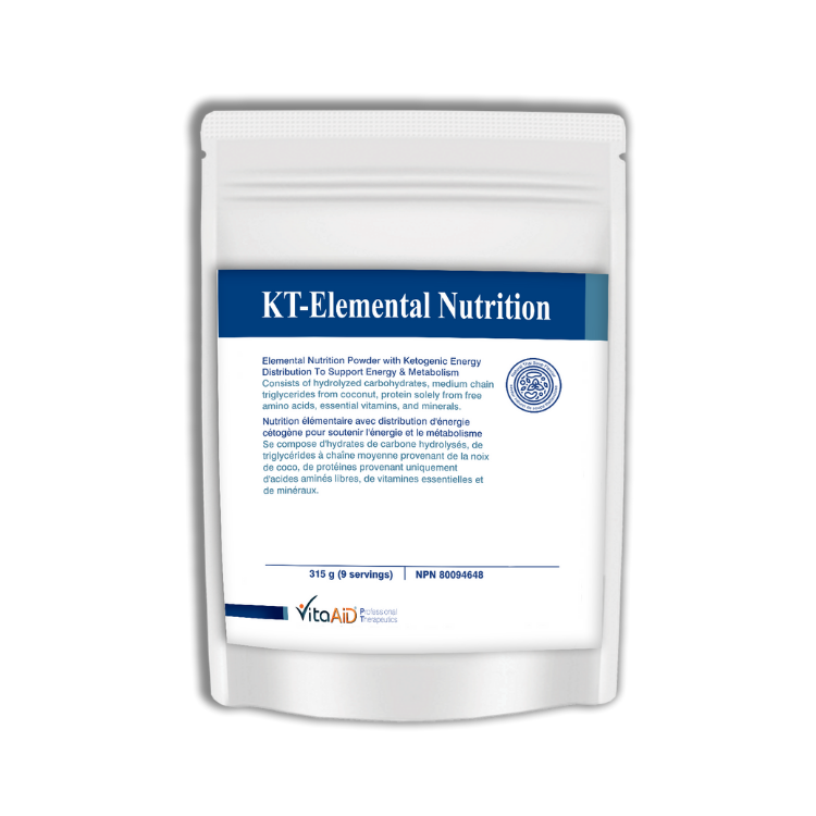 KT-Elemental Nutrition (Chocolate) Elemental Nutrition Powder with Ketogenic Caloric Distributions for Gastrointestinal Support 315 g - iwellnessbox