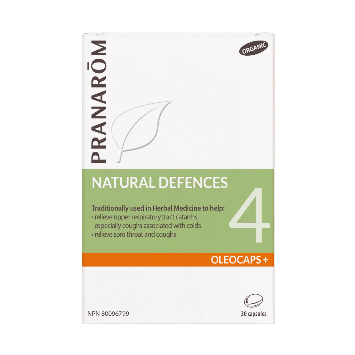 NATURAL DEFENCES OLEOCAPS+ 4,  essential oils 30 caps, Organic*