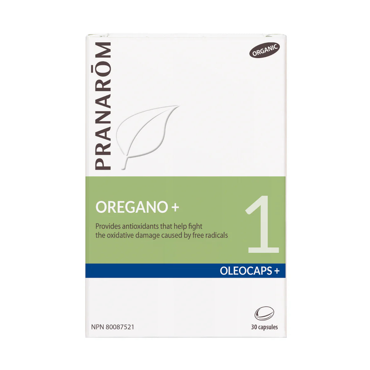 OREGANO + Pranacaps 100% pure and natural essential oils 30 caps Organic*