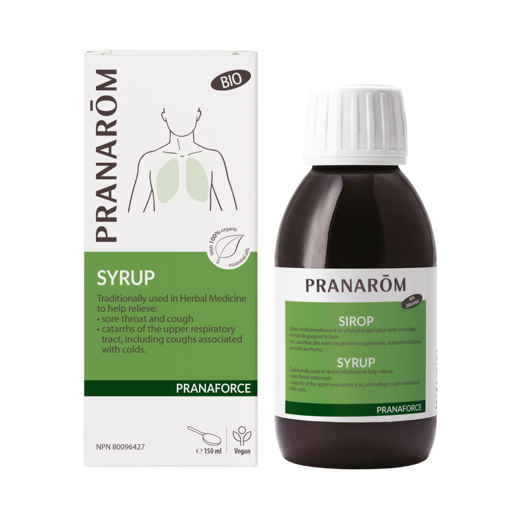 Pranaforce Syrup With 100% chemotyped essential oils 150 ml Organic