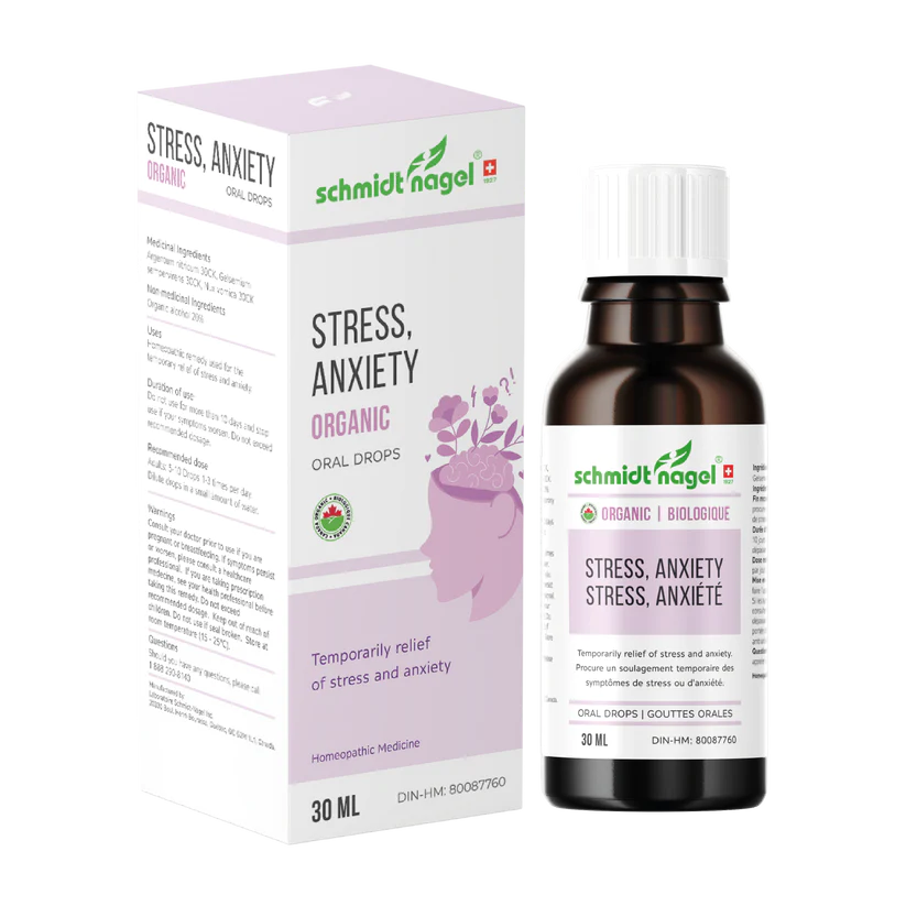 Stress, Anxiety organic oral drops 30 ml