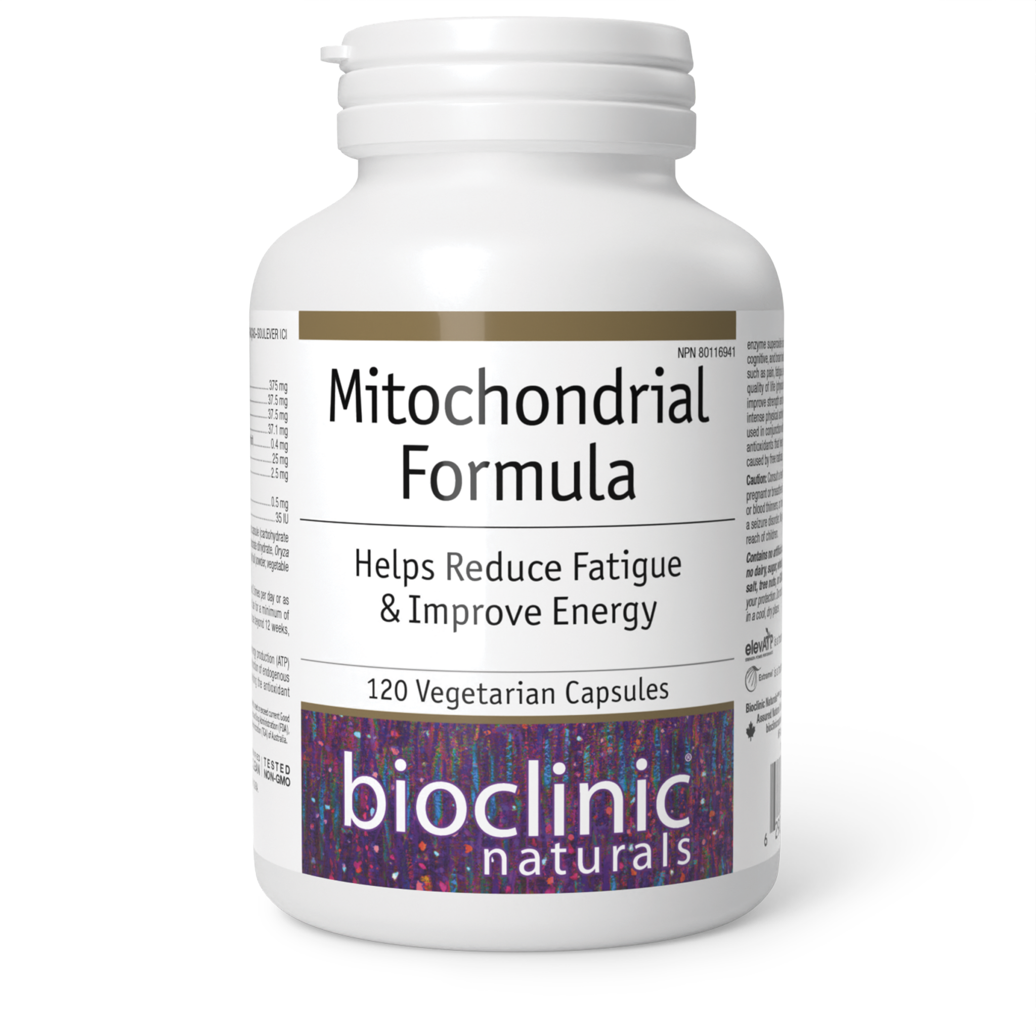 Mitochondrial Formula Increases Cellular Energy  120 V-Cap, Bioclinic