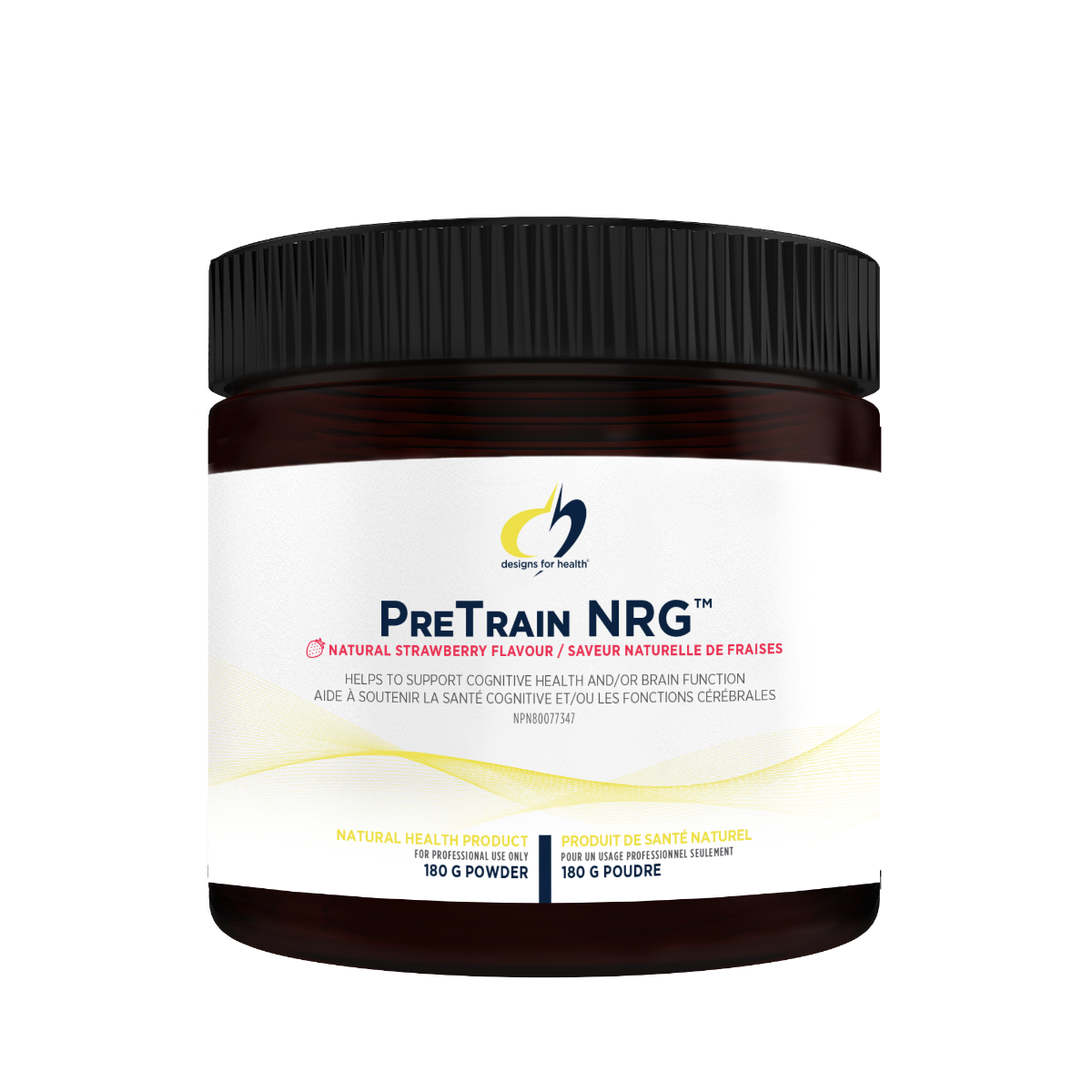 PreTrain NRG Powder 180 Grams, Designs for Health