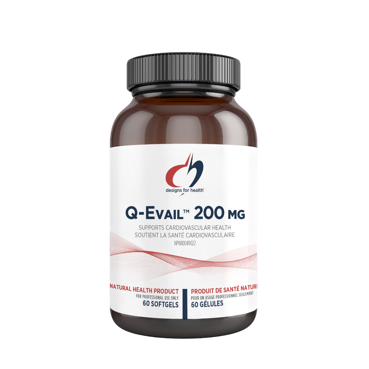 Q-Evail 200 mg 60 softgels (MICRO-EMULSIFED COQ10)