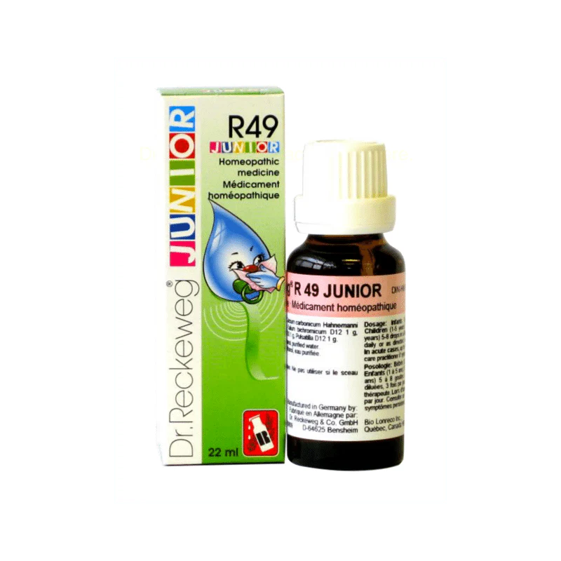 R49 Junior, Sinusitis, nasal congestion, Dr. Reckeweg