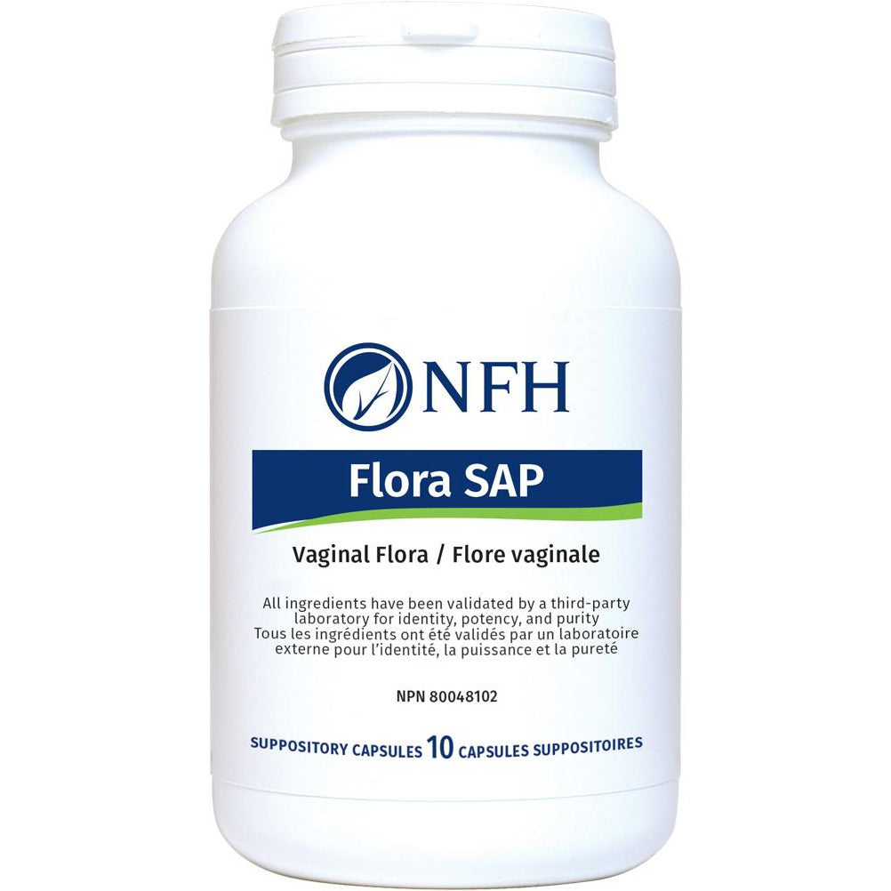 Flora SAP  Science based suppository probiotic for vaginal health 10 caps