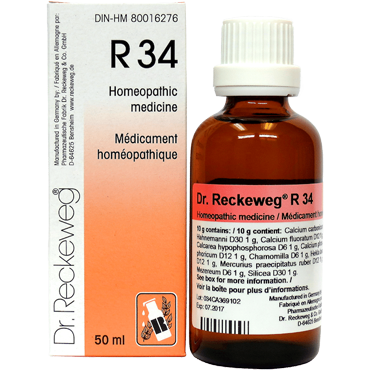 R34 Dr. Reckeweg, 50 ml, Osteoporosis