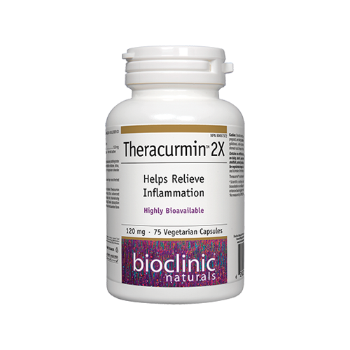 Theracurmin™ 2X Helps Relieve Inflammation Highly Bioavailable 120 mg 75 vcaps