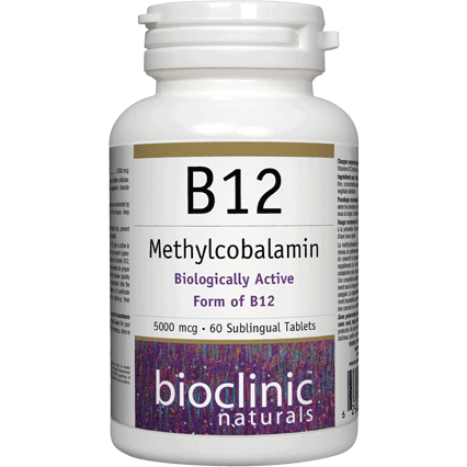 B12 Methylcobalamin 5000 mcg 60 SLTabs - iwellnessbox