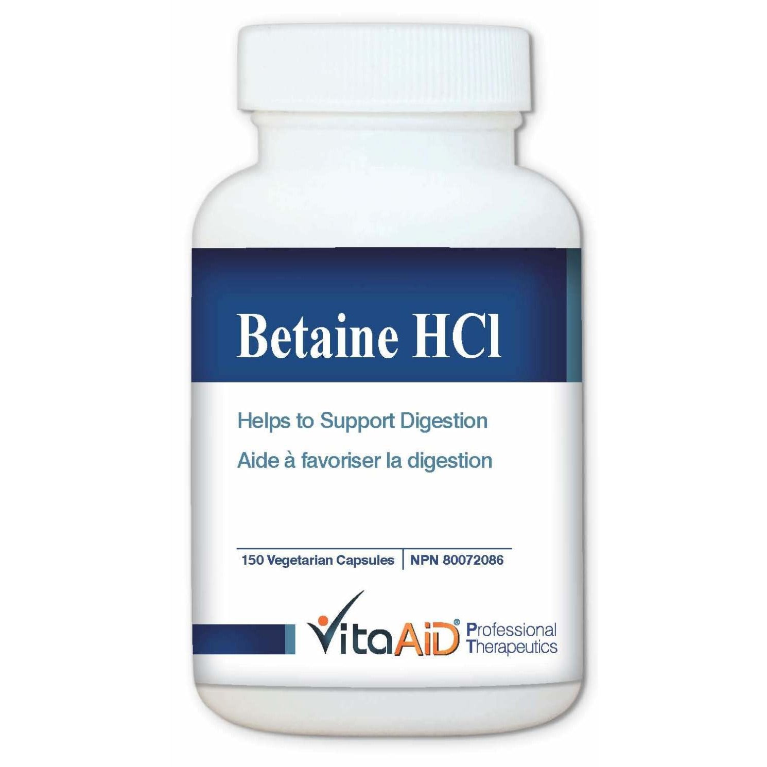 Betaine HCl Digestive Aid for Hypochlorhydria 150 veg caps