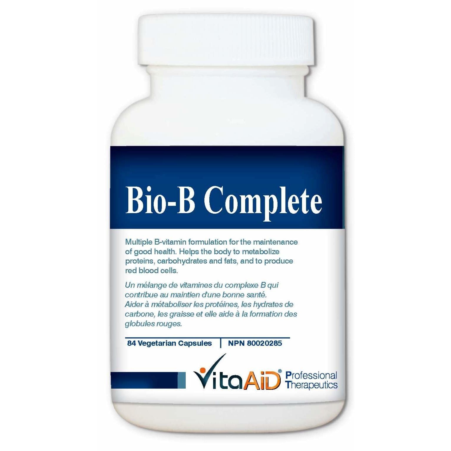 Bio-B Complete Balanced Formulation of B-Vitamins and Lipotrophic Agents for Energy Support 84 veg caps - iwellnessbox