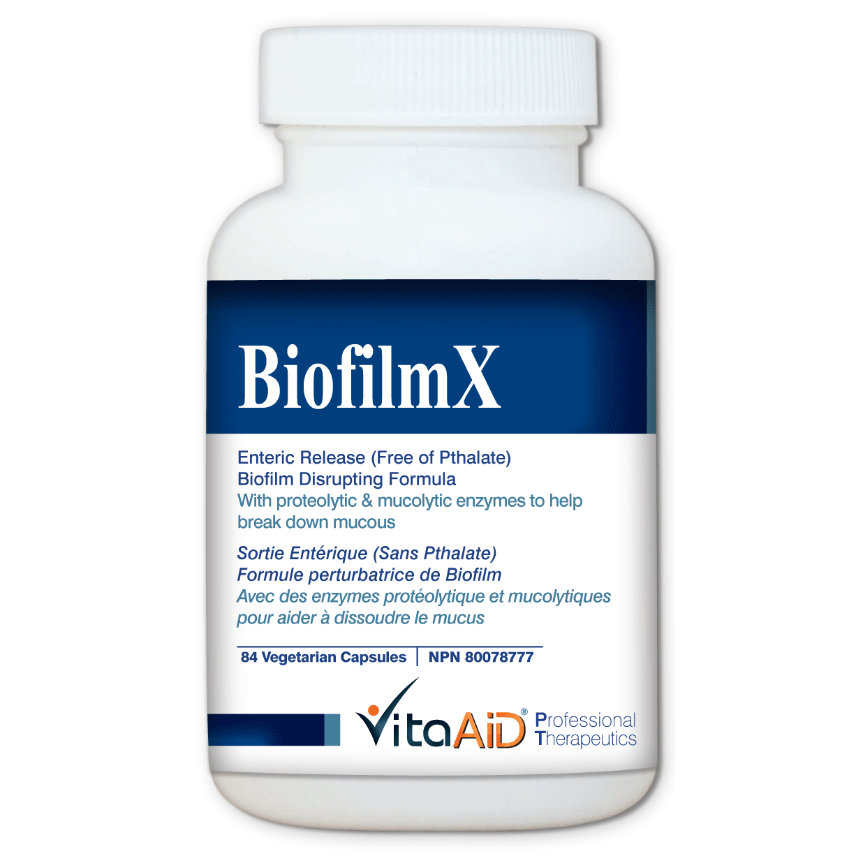 BiofilmX Biofilm-Disrupting Formula 84 veg caps