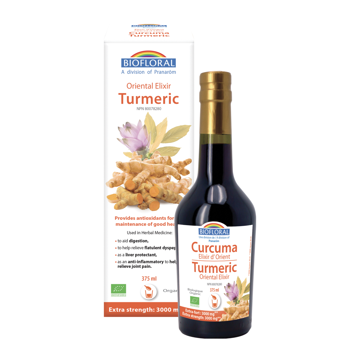 Turmeric Oriental Elixir 3000 mg 375 ml - iwellnessbox