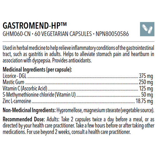 GASTROMEND-HP™ 60 caps - iwellnessbox