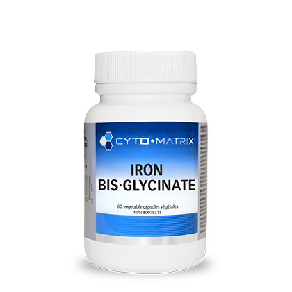 Iron Bis-Glycinate Full Chelate 25 mg 60 veg caps - iwellnessbox