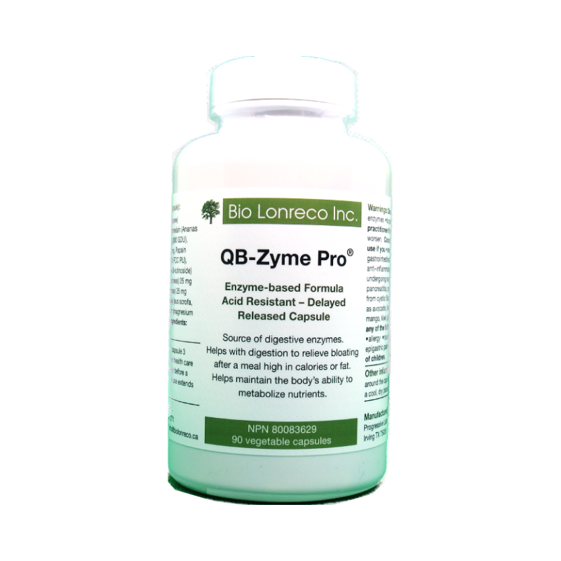 QB-Zyme Pro Enzyme-based Acid resistant – Delayed released capsule  90 vegetable capsules