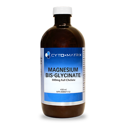 Magnesium Bis-Glycinate 300mg Full Chelate 450 ml