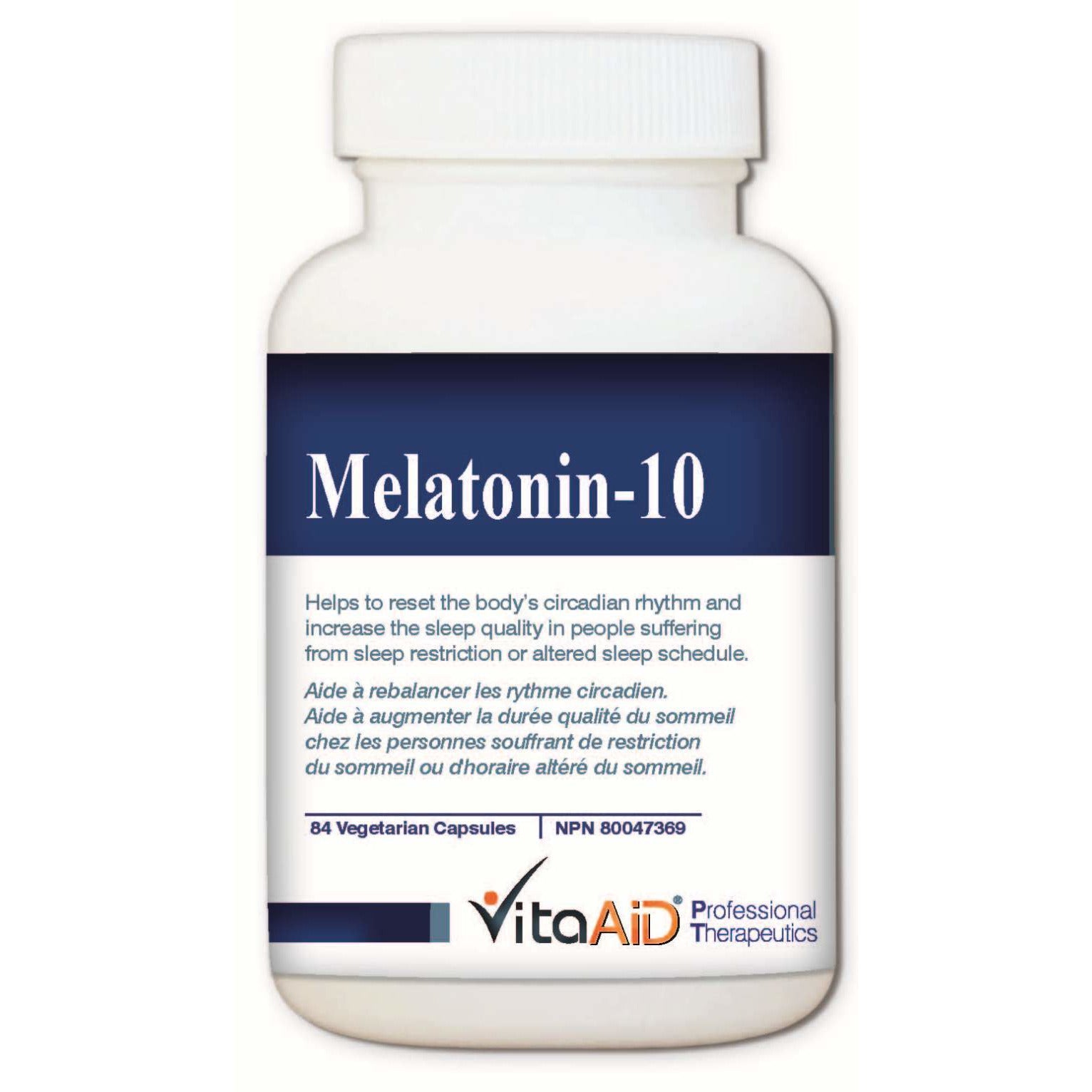 Melatonin-10  High Dose Melatonin for Hormone-Associated Cancer Adjunct Therapy 84 veg caps