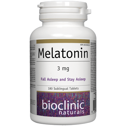 Melatonin 3 mg 180 SL Tabs - iwellnessbox