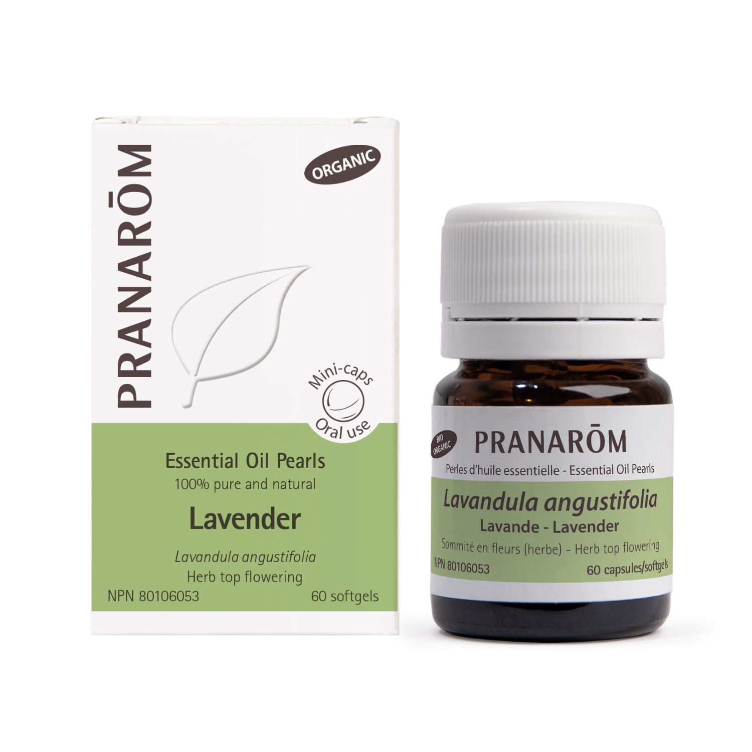 PRANAROM Essential Oil Pearls Lavender   60 softgels