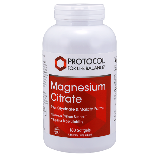Magnesium Citrate with Glycinate & Malate 400 mg 180 softgels