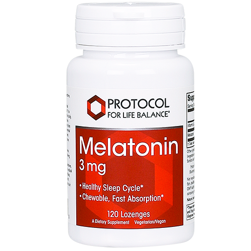Melatonin 3 mg with Vit B6 3 mg 120 Chewable Lozenges