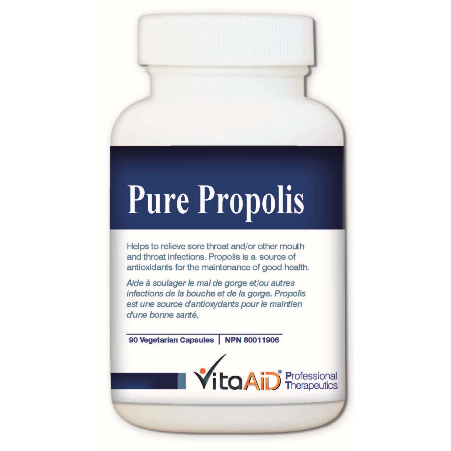 Pure Propolis  Natural Antibiotic & Mucosal Tonic 90 veg caps - iwellnessbox