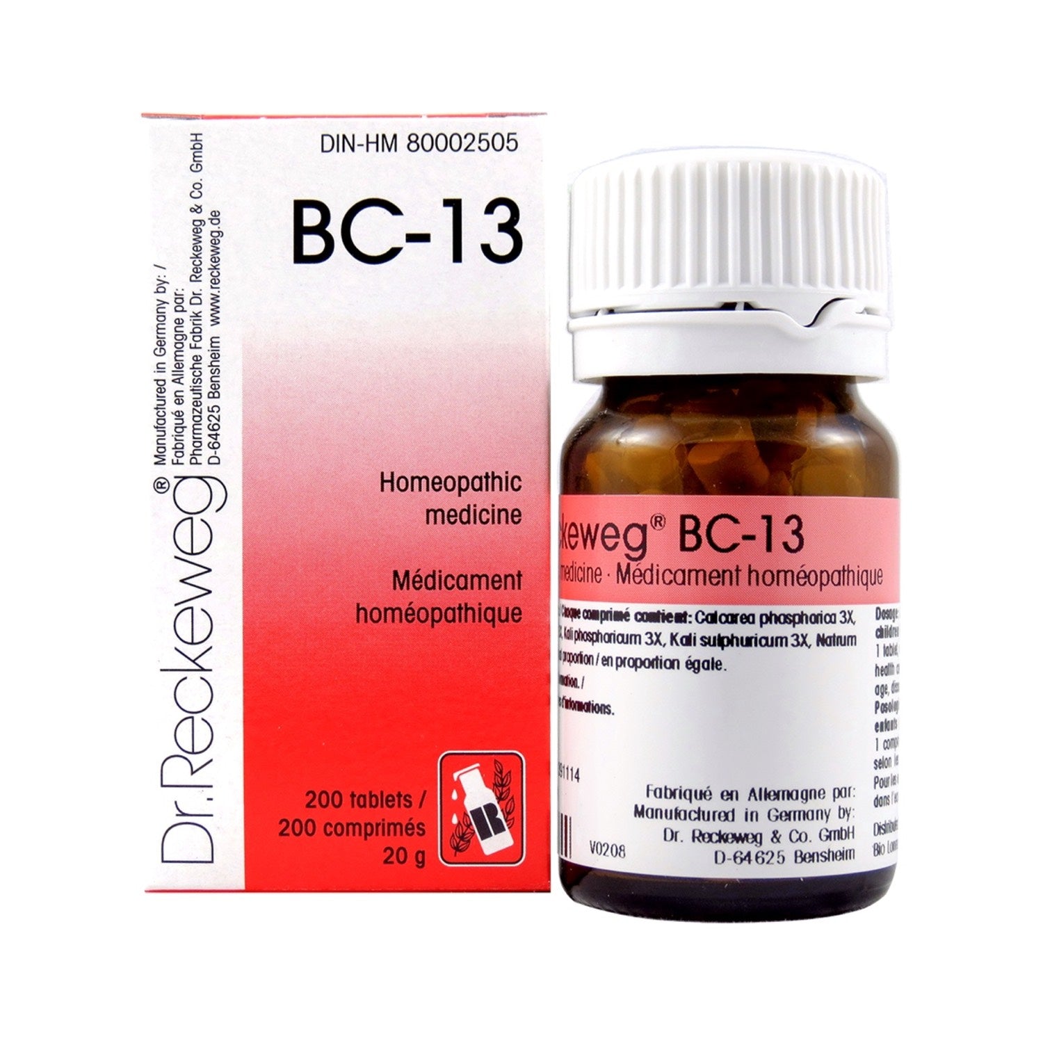 BC-13 Homeopathic medicine – Combination salt  200 tablets (20 g) - iwellnessbox