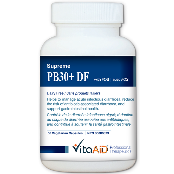 Supreme-PB30 DF (with FOS) 56 veg caps – Rediscover Health Online ...