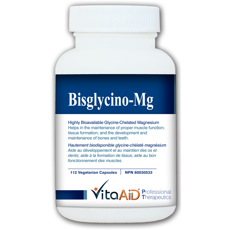 Bisglycino-Mg  For Maintenance of Bone and Teeth & Cardiac/Skeletal Muscle Function 112 veg caps - iwellnessbox