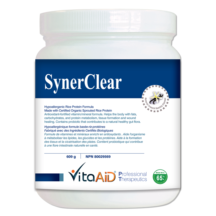 SynerClear® (Vanilla) Detox Protein Supplement with Complete Nutrient Profile 609 g - iwellnessbox