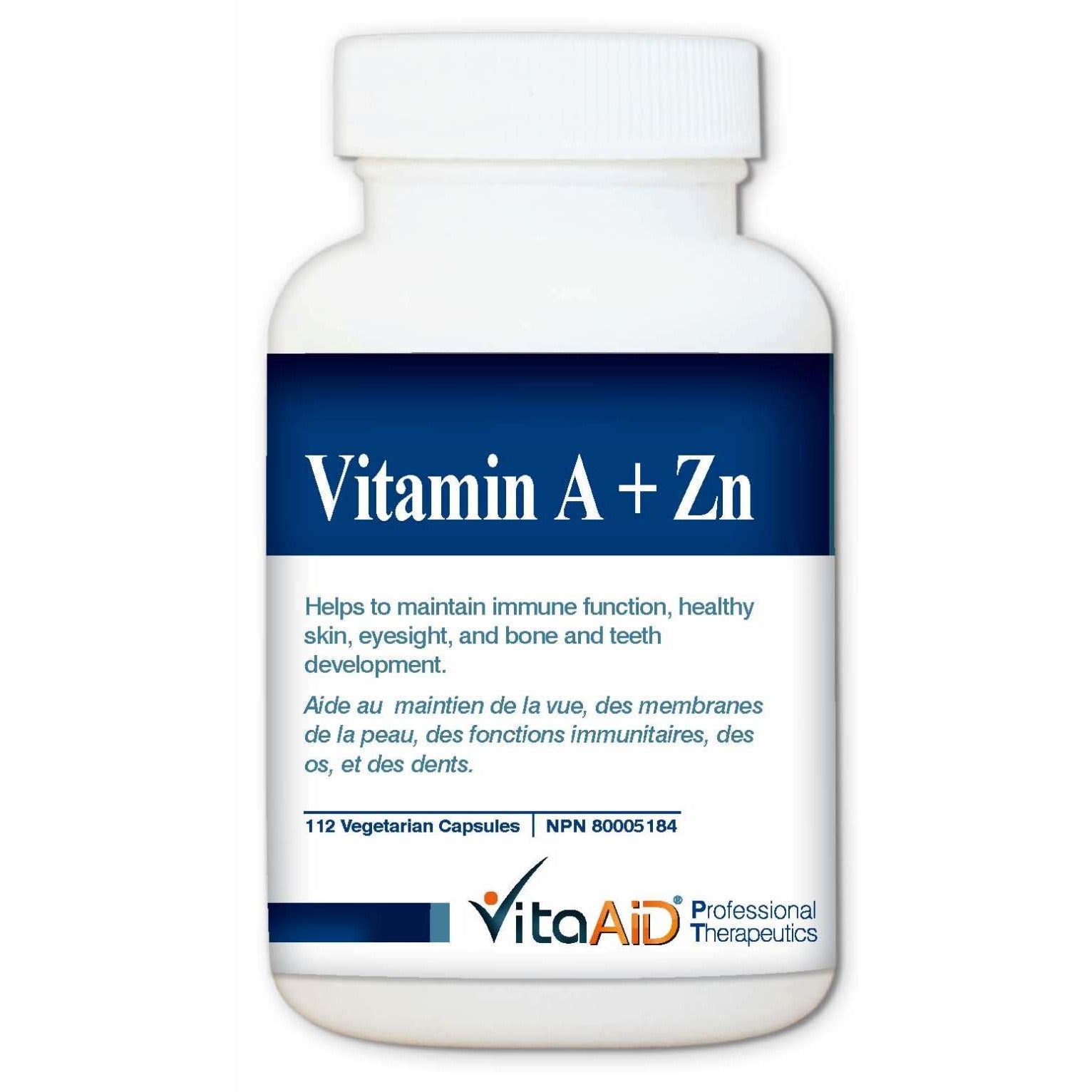 Vitamin A + Zn 112 veg caps - iwellnessbox