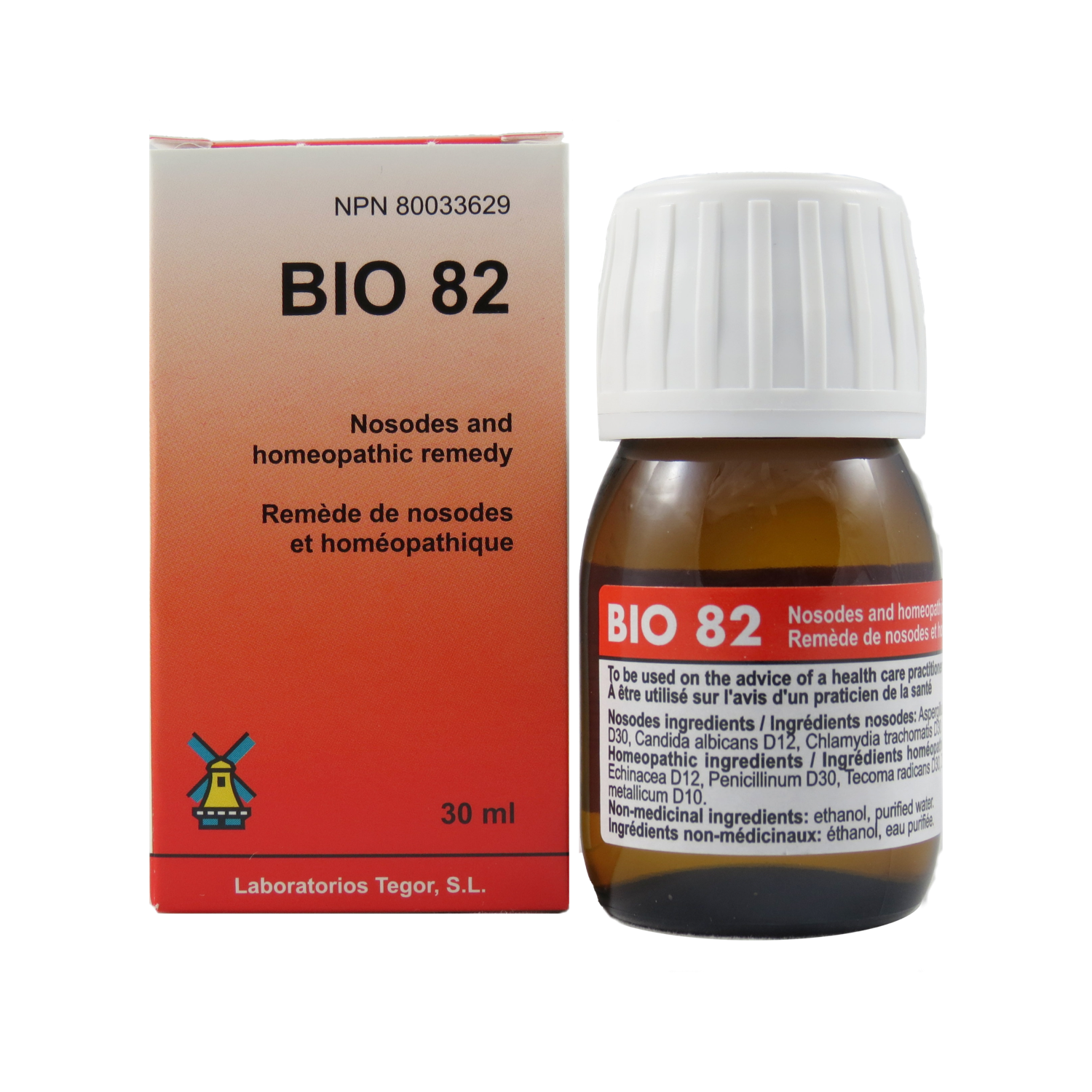 Bio 82, Fungal infection, Candida,  Homeopathic medicine 30 ml